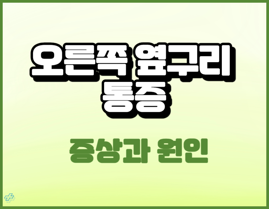 오른쪽 옆구리 통증