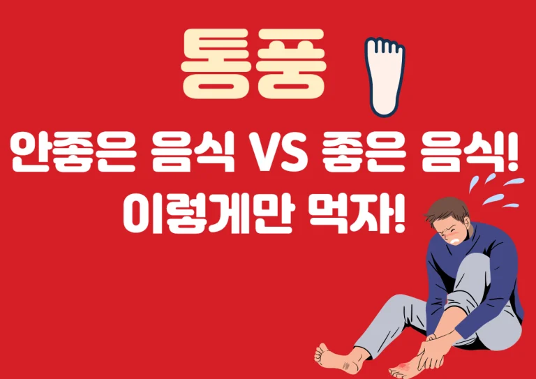 통풍에 안좋은 음식과 좋은 음식! 이렇게만 먹자! 통풍 때문에 고민이신가요? 걱정 마세요, 통풍 관리에 도움이 되는 음식들과 피해야 할 음식들을 함께 알아보면서 건강한 식단을 만들어 볼 수 있어요! 지긋지긋한 통풍! 어떤 음식이 좋고 나쁜지 참고해서 관리가 잘 되길 바랍니다!