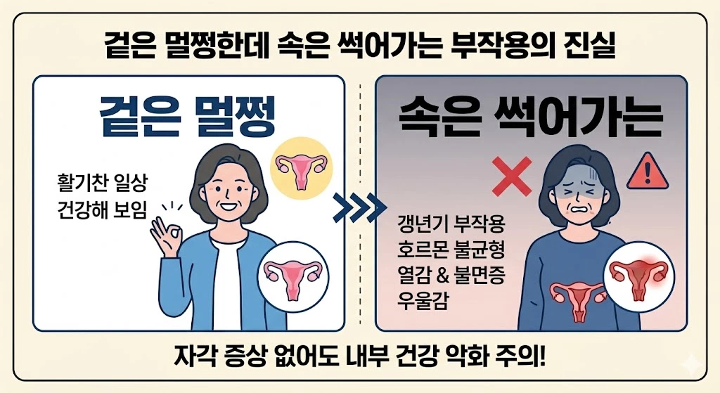 갱년기 유산균 YT1 부작용 및 호르몬 기저질환 섭취 주의 사항